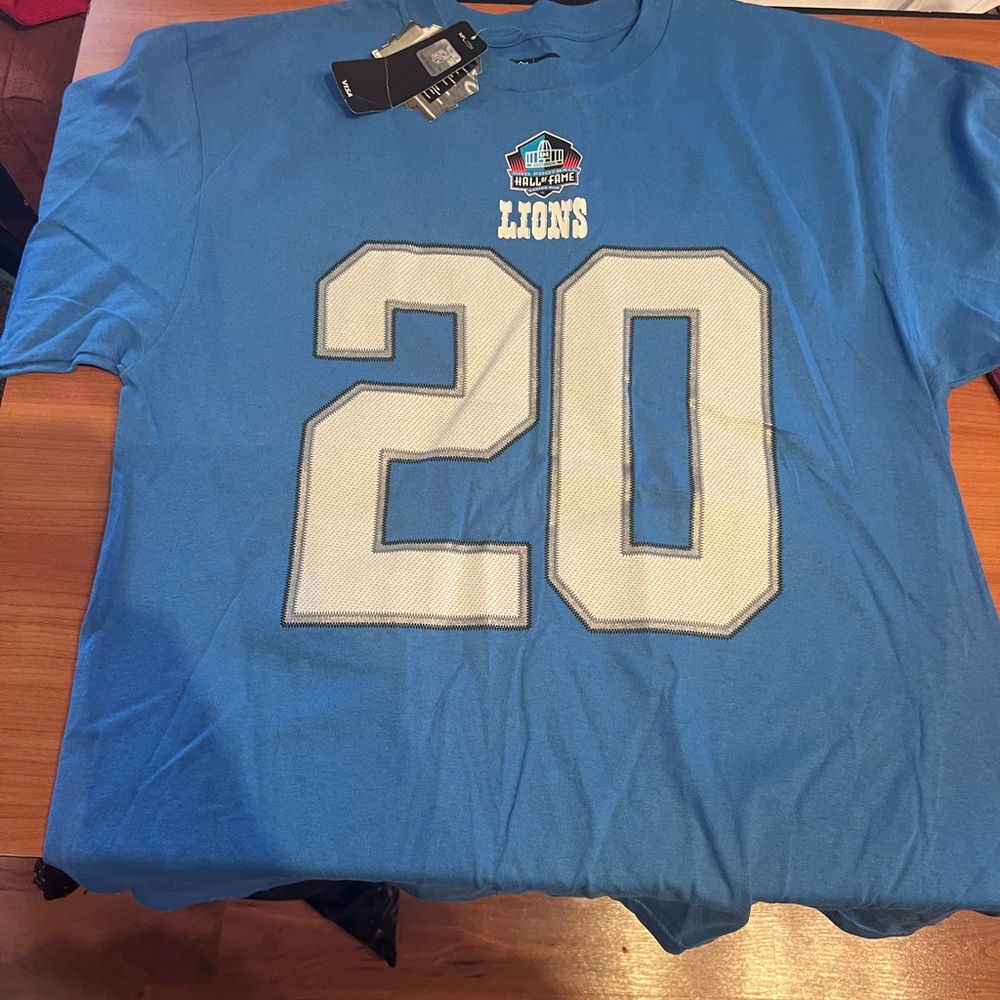 Barry Sanders Officially Licensed Hall of Fame Shirt